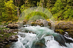 Cascades of the Sol Duc River in Olympic National Park