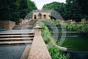 Cascading fountain at Meridian Hill Park, in Washington, DC. photo