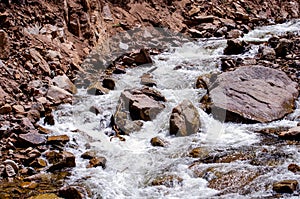 Cascading rapids in Eldorado Springs