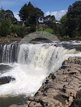 Cascading river water