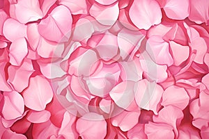 Cascading Rose Petals Valentine Day background