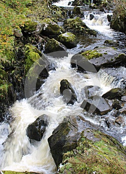 Cascading water, Watendlath Beck, Cumbria