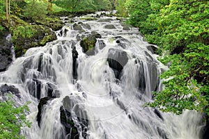 Cascading waterfall