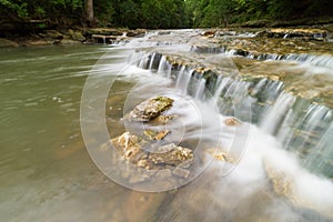 Cascading Waterfall in Lee`s Summit