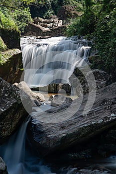 Cascading Waterfalls of Nuwara Eliya in Sri Lanka