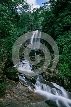 Cascading Waterfalls of Nuwara Eliya in Sri Lanka
