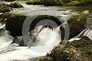 Cascading waters of the river Lyn