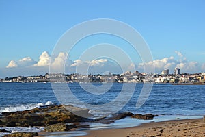 Cascais beach town view