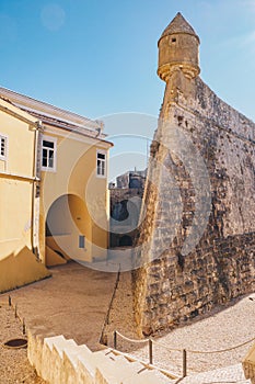 Cascais fort, Libson, Portugal - old fortress citadel