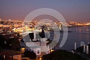 Cascais, Lisboa, Portugal evening view