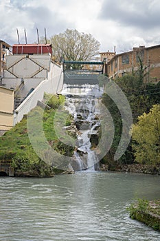 Cascata del Valcatoio in Isola del Liri in Lazio, Italy photo