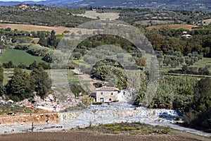 Cascate del Mulino, Saturnia, Tuscany, Italy photo