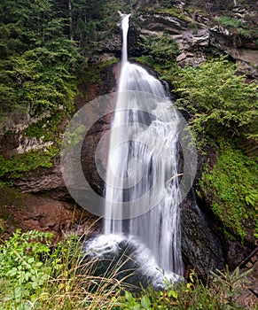 Cascate dell`Avisio di Cavalese. The waterfalls of Cavalese Province of Trento photo