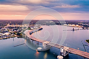 Casco Bay Bridge in Portland, Maine