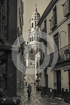 Casco historico de la ciudad de Malaga photo