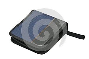Case for CDs and DVDs on a white background