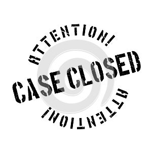 Case closed stamp