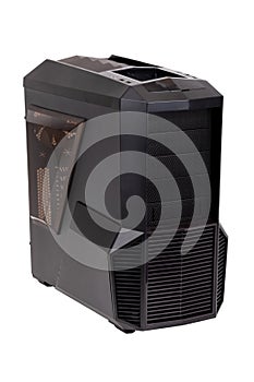 Case computing system black on white