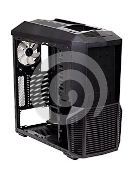 Case computing system black on white