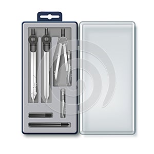 Case of drawing instruments