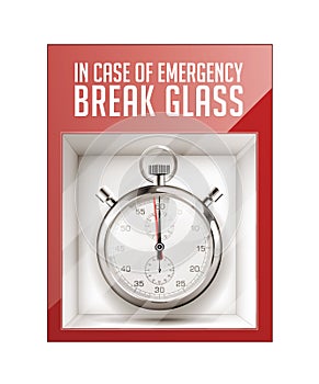 In case of emergency break glass