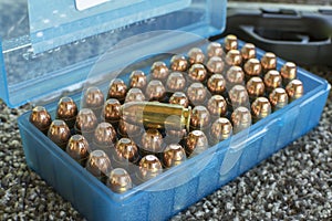 Case of fifty shiny bullets