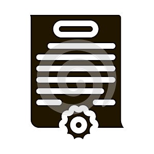 case parsing icon Vector Glyph Illustration