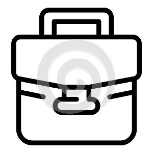Case relationship icon, outline style