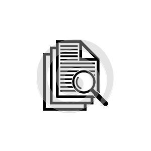 Case study icon vector design symbol