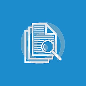 Case study icon vector design symbol