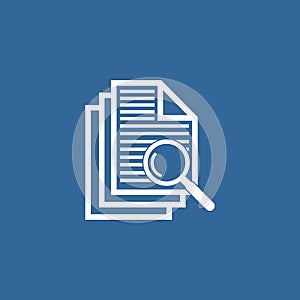 Case study icon vector design symbol