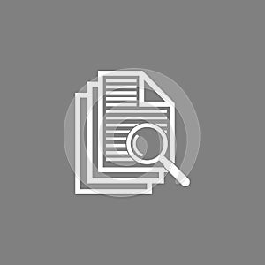 Case study icon vector design symbol