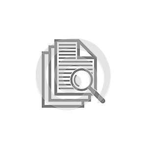 Case study icon vector design symbol