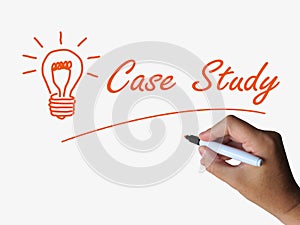 Case Study and Lightbulb Indicate Concepts