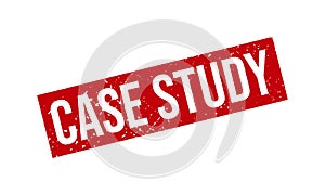 Case Study Rubber Stamp. Case Study Rubber Grunge Stamp Seal Vector Illustration