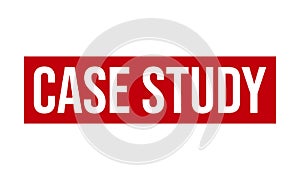 Case Study Rubber Stamp. Case Study Rubber Grunge Stamp Seal Vector Illustration