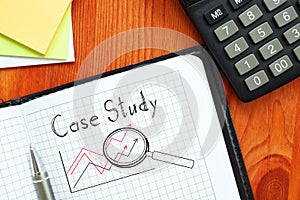 Case Study is shown using the text