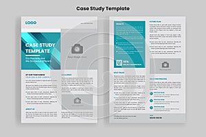 Case Study Template, Flyer Template, Double Side Flyer, Brochure Cover, Poster Template design