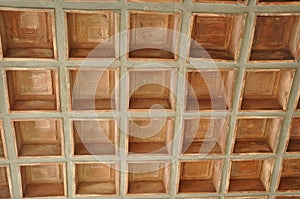 Cased Ceiling design of the Colonnades Pathway area on the Vieux Port Quay of Marseille France