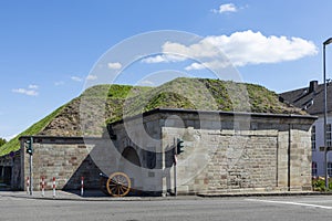 Casemates at the river Saar in Saarlouis