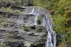 Casentino forest park waterfalls dell'Acquacheta