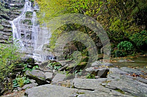 Casentino forest park waterfalls dell'Acquacheta photo