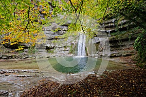 Casentino forest park waterfalls dell'Acquacheta