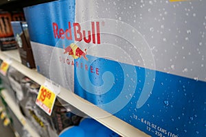 Cases of Red Bull Energy Drink