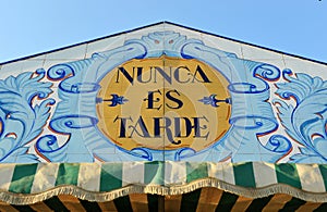 Caseta at the Fair in Seville, Andalusia, Spain photo