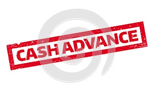 Cash Advance rubber stamp