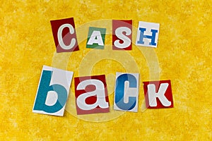 Cash back sale money refund cashback discount promotion