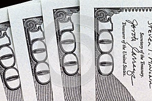 cash bills of American dollars