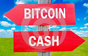 Cash and bitcoin