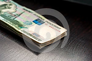 Cash, currrency, banknotes bank Russia